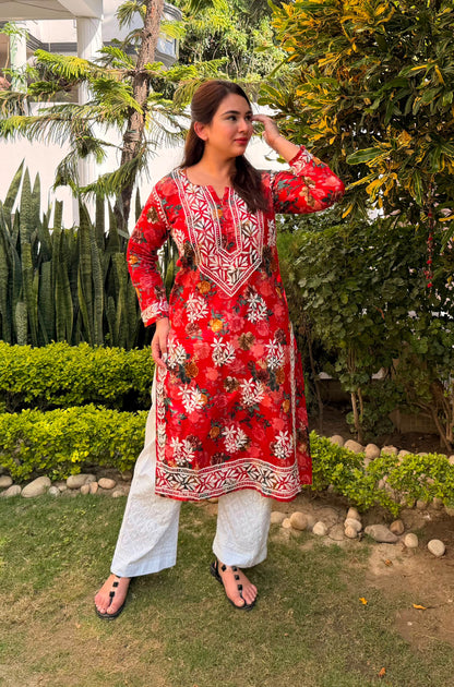 Red Kurti 