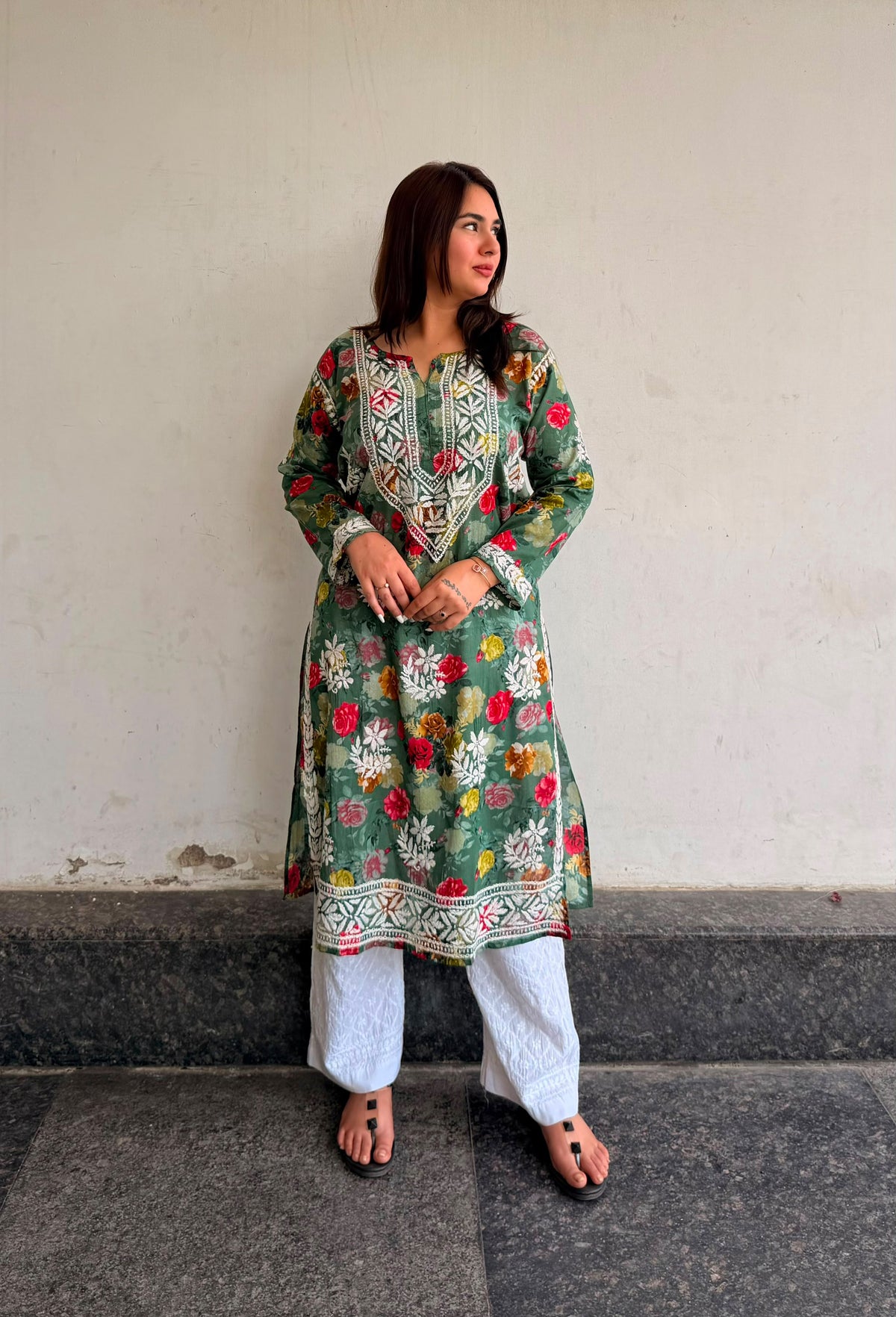 Green Kurti 