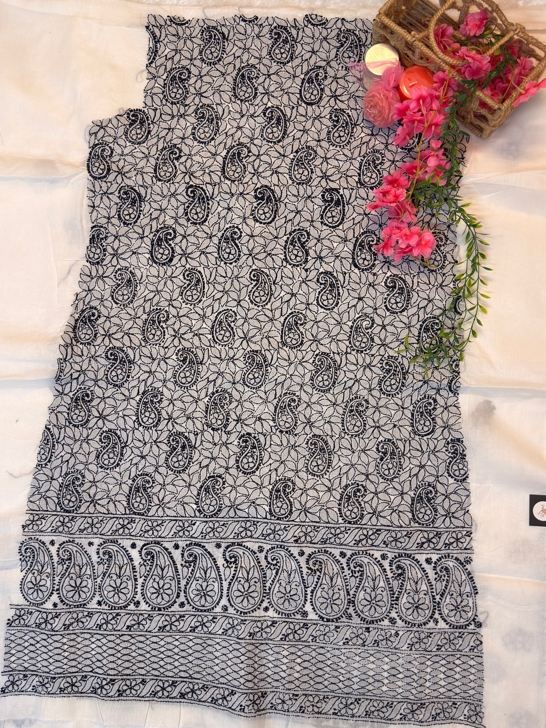 Voile cotton 2 pc suit set