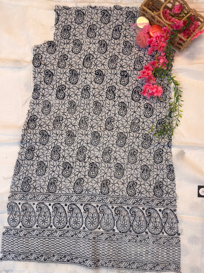 Voile cotton 2 pc suit set