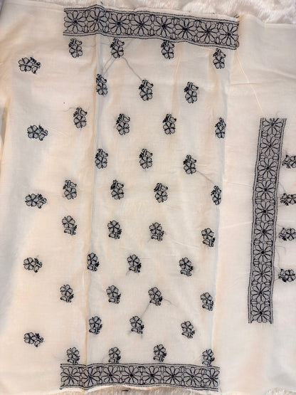 Voile cotton 2 pc suit set