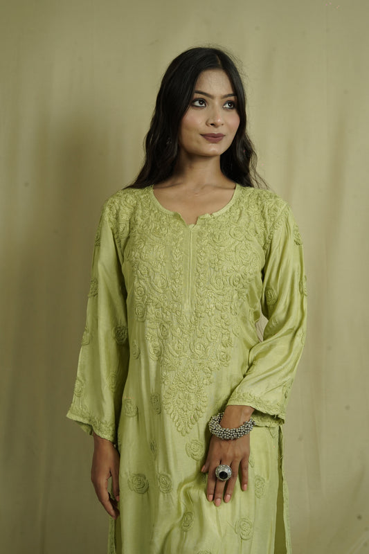 Long Light Green