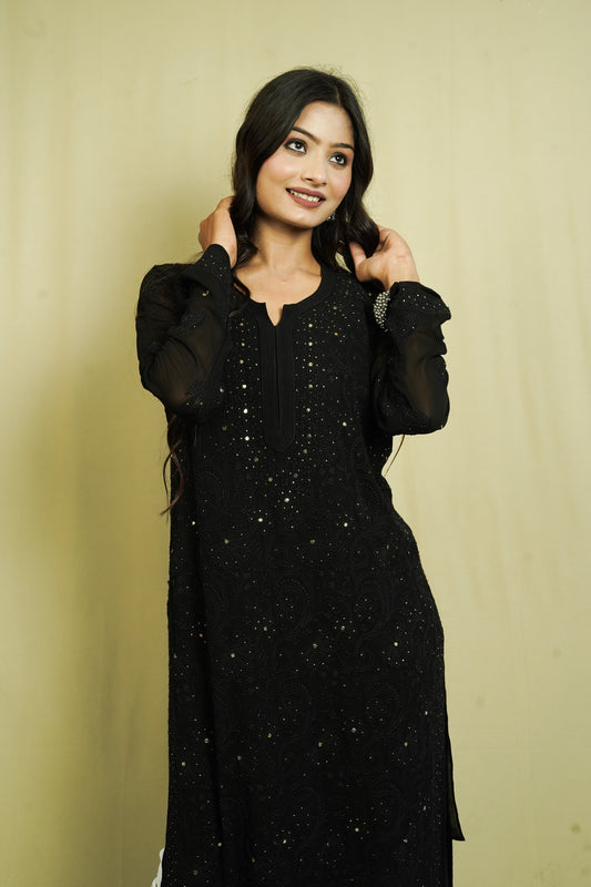 Mukaish Black