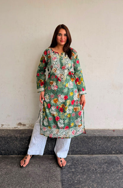 Green Kurti 