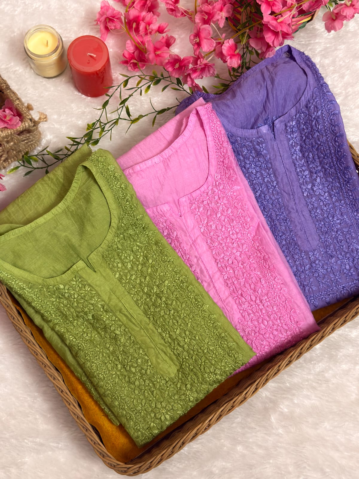 Lilac / Light Green / Lilac Pink