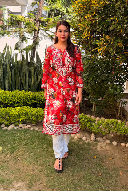 Red Kurti 