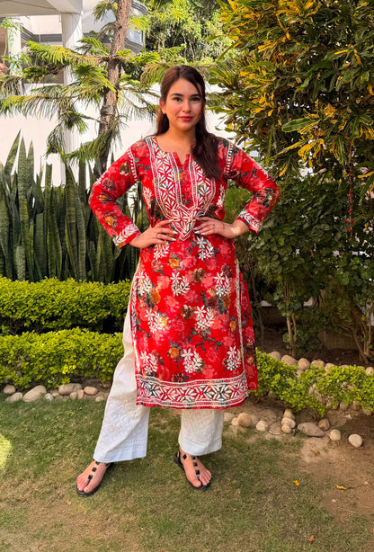 Red Kurti 