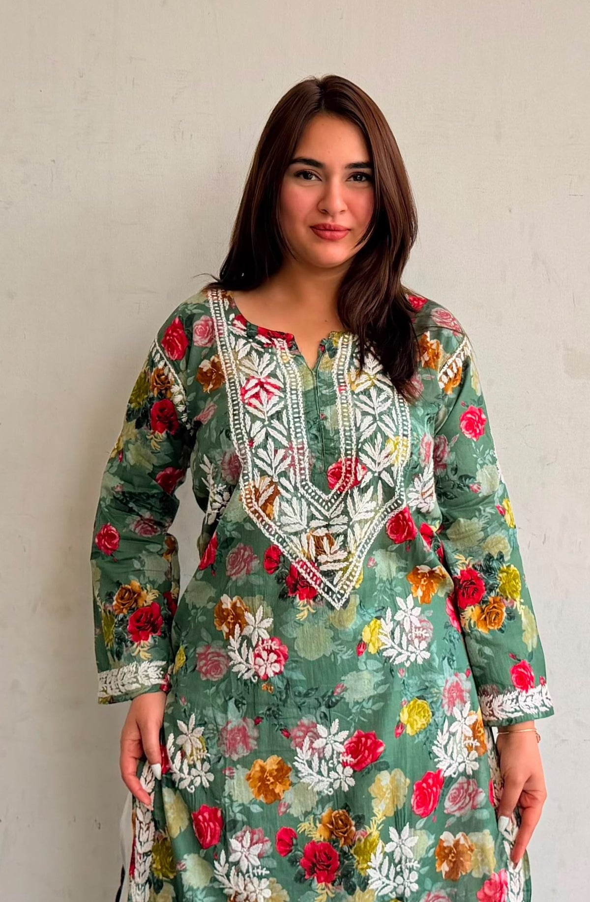 Green Kurti