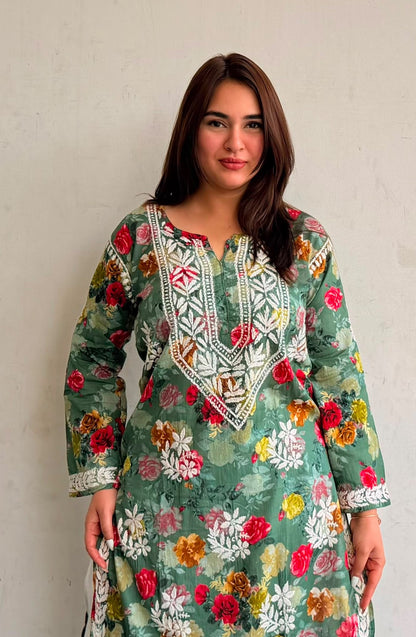 Green Kurti
